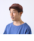 【GLOSTER/グロスター】コンビネーションロールキャップ 異素材ミックス スエード×コーデュロイ