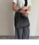 FR台形レザーバッグ
