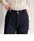 センタープレスデニムスラックス