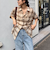 オンブレーチェック柄シャツ