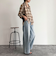 オンブレーチェック柄シャツ