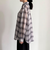 オンブレーチェック柄シャツ