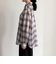 オンブレーチェック柄シャツ
