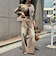 カラーストレートデニムパンツ
