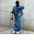 ノーカラーコンパクトデニムジャケット