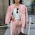 ノーカラーコンパクトデニムジャケット