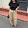 ボーダー/無地ワンポイントロゴコンパクトTシャツ