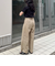 ボーダー/無地ワンポイントロゴコンパクトTシャツ