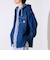 【GEVACO】デニムフーディーシャツ フード付きデニムシャツ