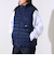 【2WAYで着回せる】【UNISEX】GLOSTER配色別注 TAIONボア×ダウンベスト