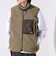 【2WAYで着回せる】【UNISEX】GLOSTER配色別注 TAIONボア×ダウンベスト