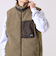 【2WAYで着回せる】【UNISEX】GLOSTER配色別注 TAIONボア×ダウンベスト