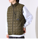【2WAYで着回せる】【UNISEX】GLOSTER配色別注 TAIONボア×ダウンベスト