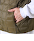 【2WAYで着回せる】【UNISEX】GLOSTER配色別注 TAIONボア×ダウンベスト