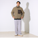 【2WAYで着回せる】【UNISEX】GLOSTER配色別注 TAIONボア×ダウンブルゾン