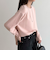 【大人の優秀ブラウスT】ジョーゼットブラウスTシャツ