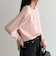 【大人の優秀ブラウスT】ジョーゼットブラウスTシャツ