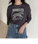 レオパードプリントロンTシャツ