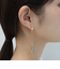 スイングドロップストーンピアス