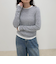 ウールブレンドシアーロンTシャツ