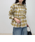 オンブレーチェックキャミビスチェ