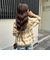 オンブレーチェックキャミビスチェ