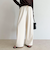 シャンブレーデニムライクイージーパンツ