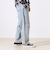 【シーズンレス/UNISEX】ケミカルウォッシュ ワイドデニムイージーパンツ