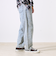 【シーズンレス/UNISEX】ケミカルウォッシュ ワイドデニムイージーパンツ