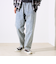 【シーズンレス/UNISEX】ケミカルウォッシュ ワイドデニムイージーパンツ