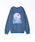 【E.T. & JAWS】UNISEX ヴィンテージ風 裏起毛スウェット