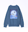 【E.T. & JAWS】UNISEX ヴィンテージ風 裏起毛スウェット