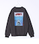 【E.T. & JAWS】UNISEX ヴィンテージ風 裏起毛スウェット