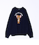 【MICKEY&JERRY】UNISEX シャギージャガードニット