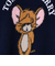 【MICKEY&JERRY】UNISEX シャギージャガードニット