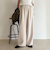 【リピーター続出！/高身長サイズあり】とろみWarmストレートイージーパンツ