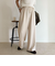 【リピーター続出！/高身長サイズあり】とろみWarmストレートイージーパンツ