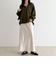 フード付きニットプルオーバー