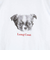 【人気シリーズ】【DOG&CAT】犬猫プリント クルーネックロンT