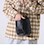 【UNIVERSAL OVERALL】ECO レザー巾着 ショルダーバッグ