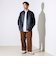 【本革見え/3サイズ展開】UNISEX レザーシャウター フェイクレザーシャツ