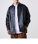 【本革見え/3サイズ展開】UNISEX レザーシャウター フェイクレザーシャツ
