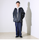 【本革見え/3サイズ展開】UNISEX レザーシャウター フェイクレザーシャツ