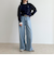 レーススリーブ衿フリルロンTシャツ