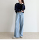 レーススリーブ衿フリルロンTシャツ