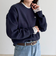 レーススリーブ衿フリルロンTシャツ