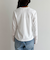 レーススリーブ衿フリルロンTシャツ