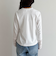 レーススリーブ衿フリルロンTシャツ