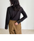 レーススリーブ衿フリルロンTシャツ