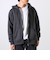 【カルボアシリーズ】UNISEX ワイドジップパーカー